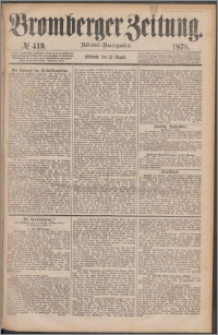 Bromberger Zeitung, 1878, nr 419