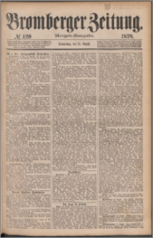 Bromberger Zeitung, 1878, nr 420