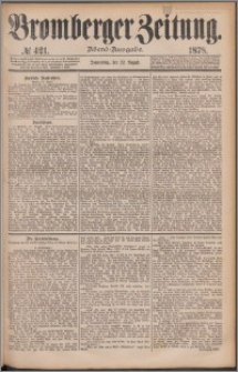 Bromberger Zeitung, 1878, nr 421
