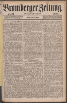 Bromberger Zeitung, 1878, nr 427