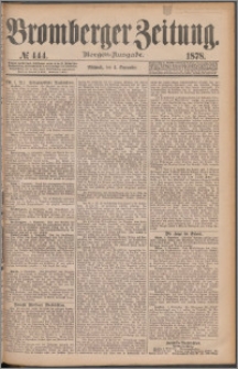 Bromberger Zeitung, 1878, nr 444