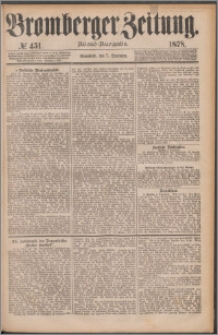 Bromberger Zeitung, 1878, nr 451