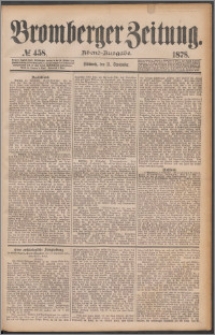 Bromberger Zeitung, 1878, nr 458