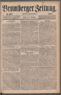 Bromberger Zeitung, 1878, nr 467