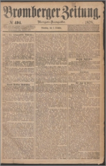 Bromberger Zeitung, 1878, nr 494