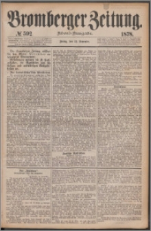Bromberger Zeitung, 1878, nr 592