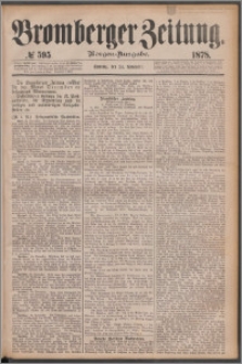 Bromberger Zeitung, 1878, nr 595