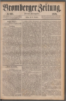 Bromberger Zeitung, 1878, nr 631