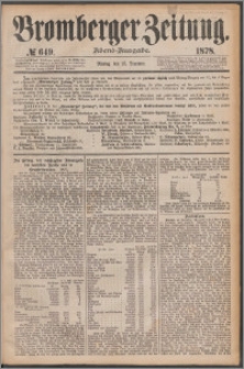 Bromberger Zeitung, 1878, nr 649