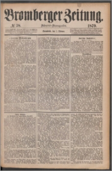 Bromberger Zeitung, 1879, nr 58