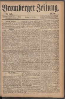 Bromberger Zeitung, 1879, nr 185