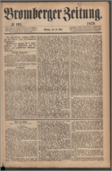 Bromberger Zeitung, 1879, nr 191