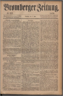 Bromberger Zeitung, 1879, nr 211