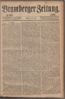 Bromberger Zeitung, 1879, nr 214