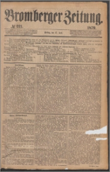 Bromberger Zeitung, 1879, nr 221