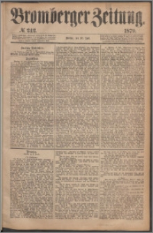 Bromberger Zeitung, 1879, nr 242