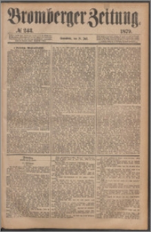 Bromberger Zeitung, 1879, nr 243