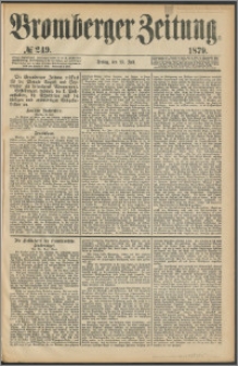 Bromberger Zeitung, 1879, nr 249