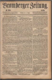 Bromberger Zeitung, 1879, nr 268