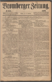 Bromberger Zeitung, 1879, nr 315