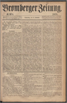 Bromberger Zeitung, 1879, nr 374