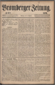 Bromberger Zeitung, 1879, nr 377