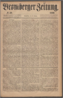 Bromberger Zeitung, 1880, nr 49