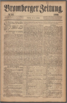 Bromberger Zeitung, 1880, nr 54