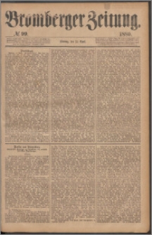 Bromberger Zeitung, 1880, nr 99