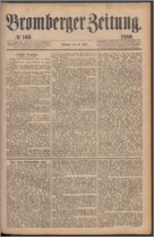 Bromberger Zeitung, 1880, nr 105
