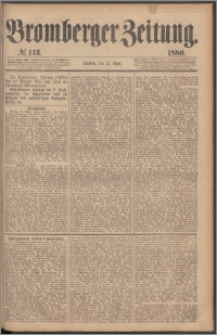 Bromberger Zeitung, 1880, nr 113