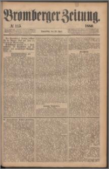 Bromberger Zeitung, 1880, nr 115