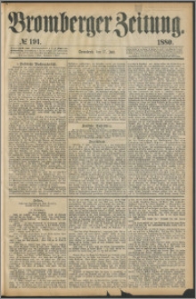 Bromberger Zeitung, 1880, nr 191