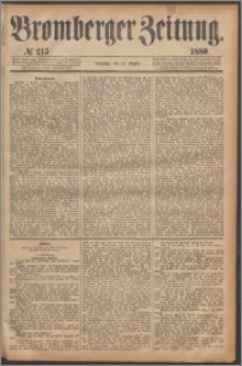 Bromberger Zeitung, 1880, nr 215
