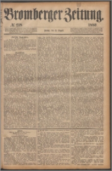 Bromberger Zeitung, 1880, nr 218