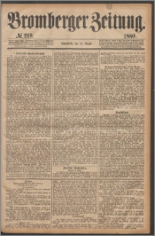 Bromberger Zeitung, 1880, nr 219