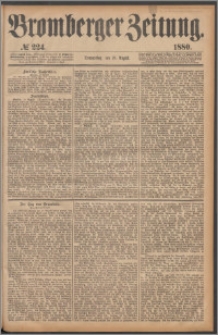 Bromberger Zeitung, 1880, nr 224