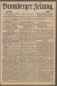 Bromberger Zeitung, 1880, nr 258