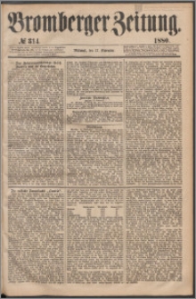 Bromberger Zeitung, 1880, nr 314