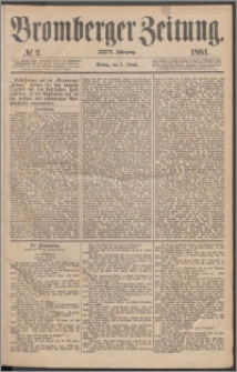 Bromberger Zeitung, 1881, nr 2