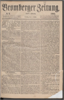 Bromberger Zeitung, 1881, nr 3