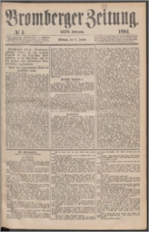 Bromberger Zeitung, 1881, nr 4