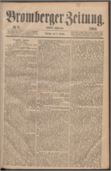 Bromberger Zeitung, 1881, nr 8