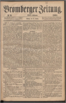 Bromberger Zeitung, 1881, nr 9