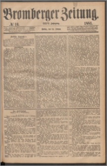 Bromberger Zeitung, 1881, nr 13