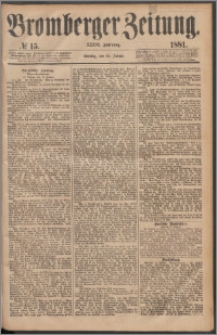 Bromberger Zeitung, 1881, nr 15