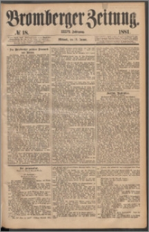 Bromberger Zeitung, 1881, nr 18
