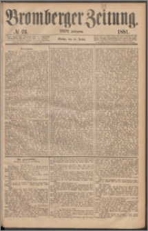 Bromberger Zeitung, 1881, nr 23
