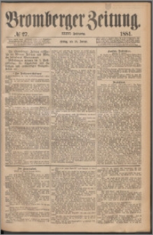 Bromberger Zeitung, 1881, nr 27