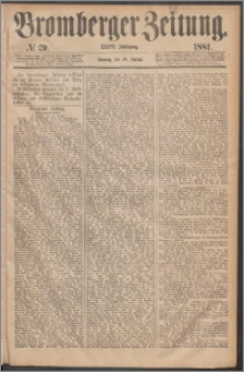 Bromberger Zeitung, 1881, nr 29